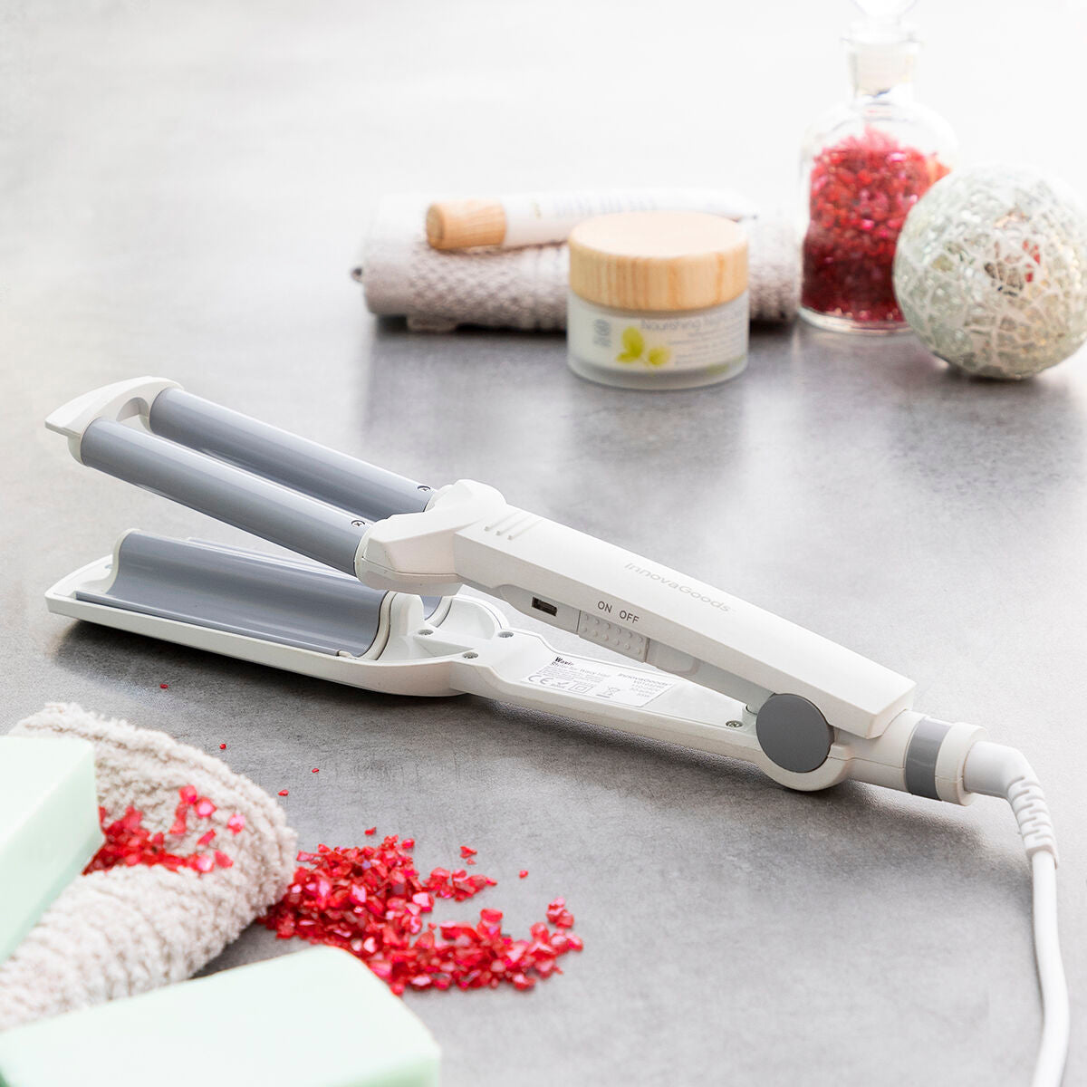 InnovaGoods Wavio Keramik-Welleneisen – 55 W, 200 °C