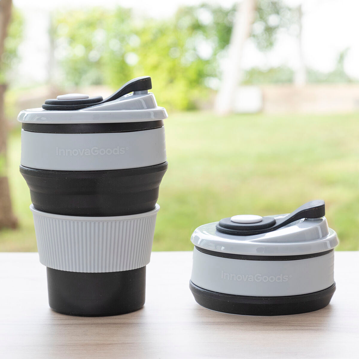 Faltbarer Silikonbecher Flahsie InnovaGoods