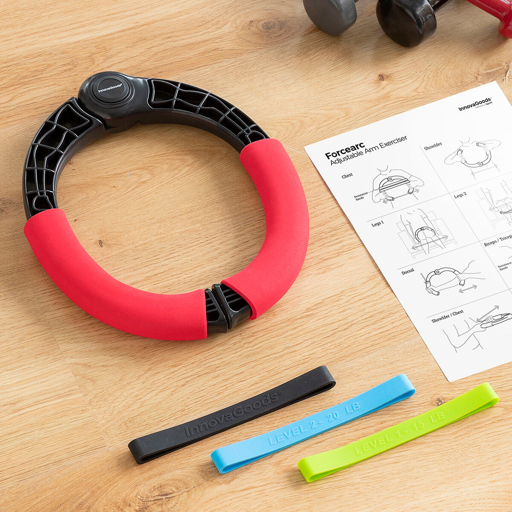 InnovaGoods Forcearc Armtrainer mit 3 Widerstandsbändern