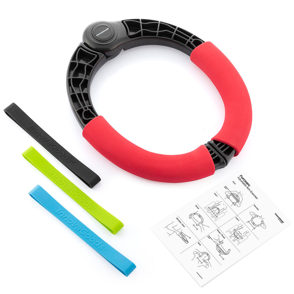 InnovaGoods Forcearc Armtrainer mit 3 Widerstandsbändern