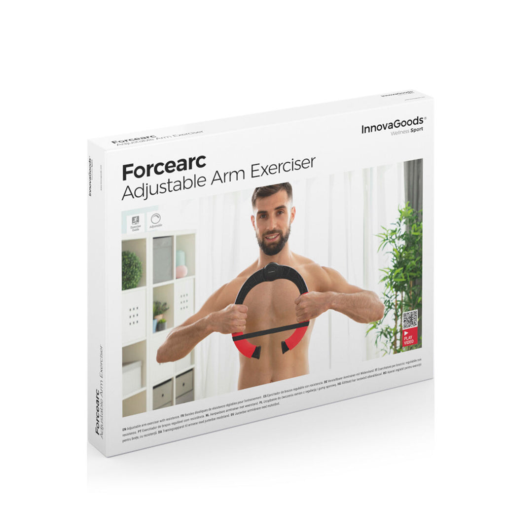 InnovaGoods Forcearc Armtrainer mit 3 Widerstandsbändern