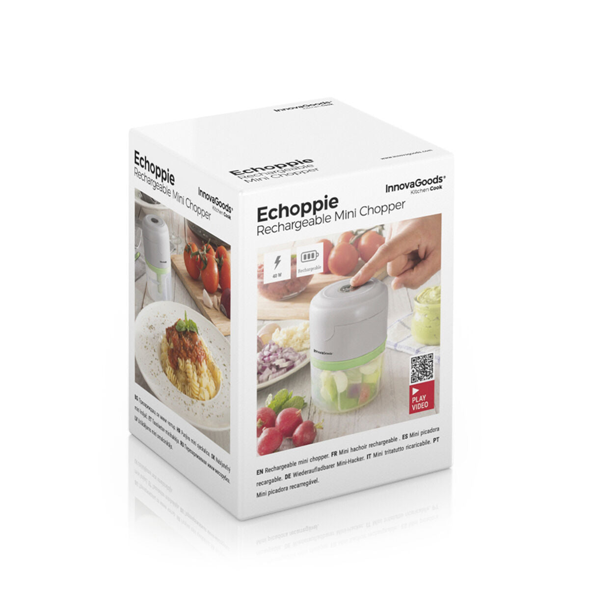 InnovaGoods Echoppie Akku-Mini-Zerkleinerer – 250 ml
