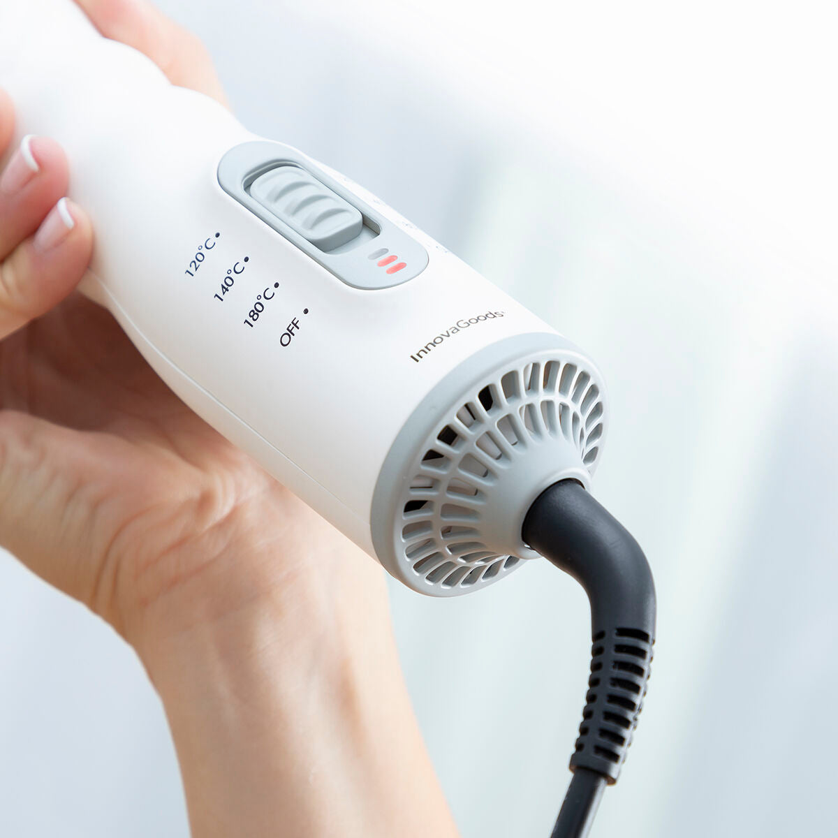 InnovaGoods Dryple 3-in-1-Heißluftbürste – 550 W, 3 Temperaturstufen