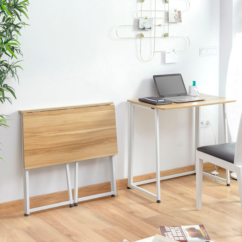 InnovaGoods Dolenkaf Klapp-Schreibtisch – Beige/Weiß