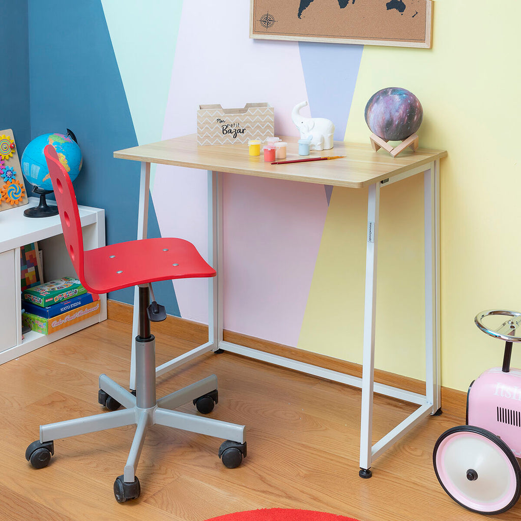 InnovaGoods Dolenkaf Klapp-Schreibtisch – Beige/Weiß