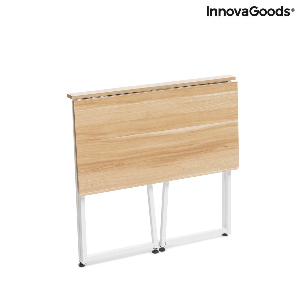 InnovaGoods Dolenkaf Klapp-Schreibtisch – Beige/Weiß