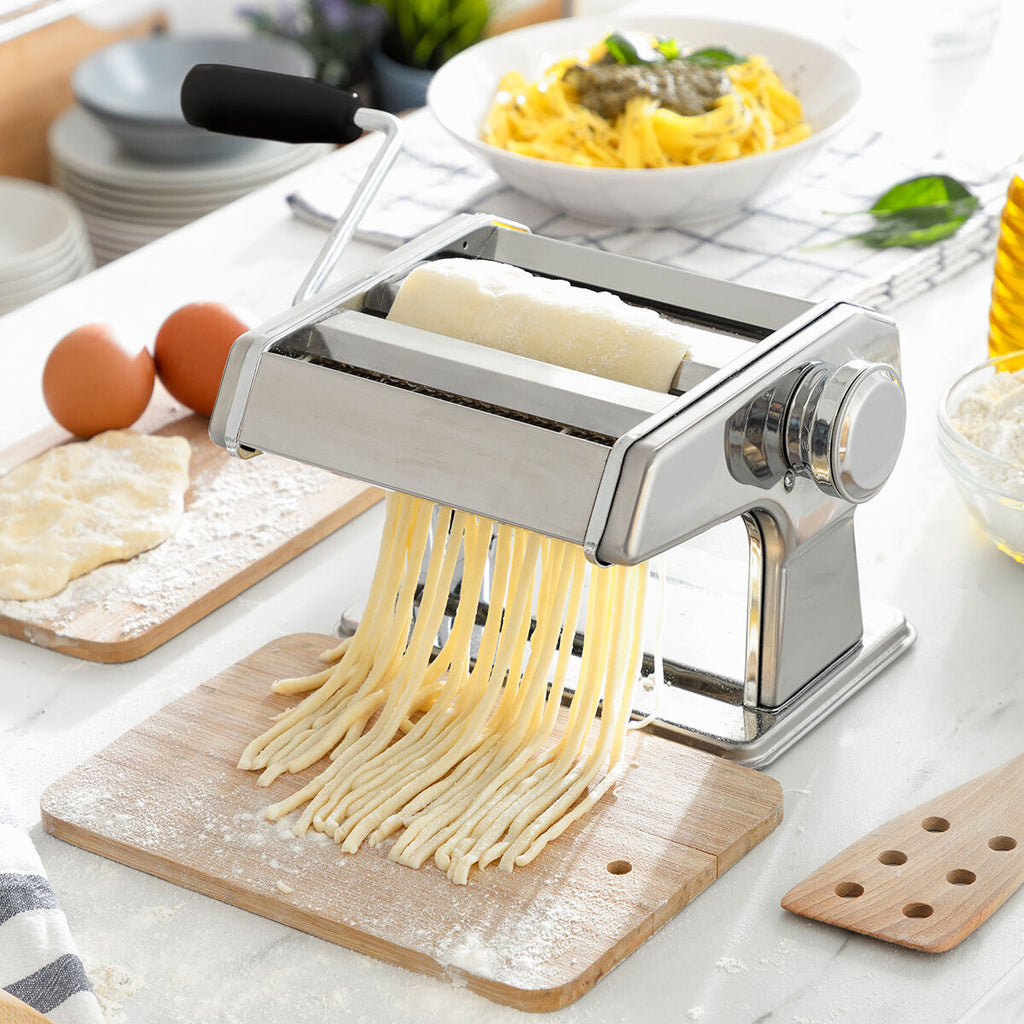 Nudelmaschine für frische Pasta mit Rezepten Frashta InnovaGoods Silber