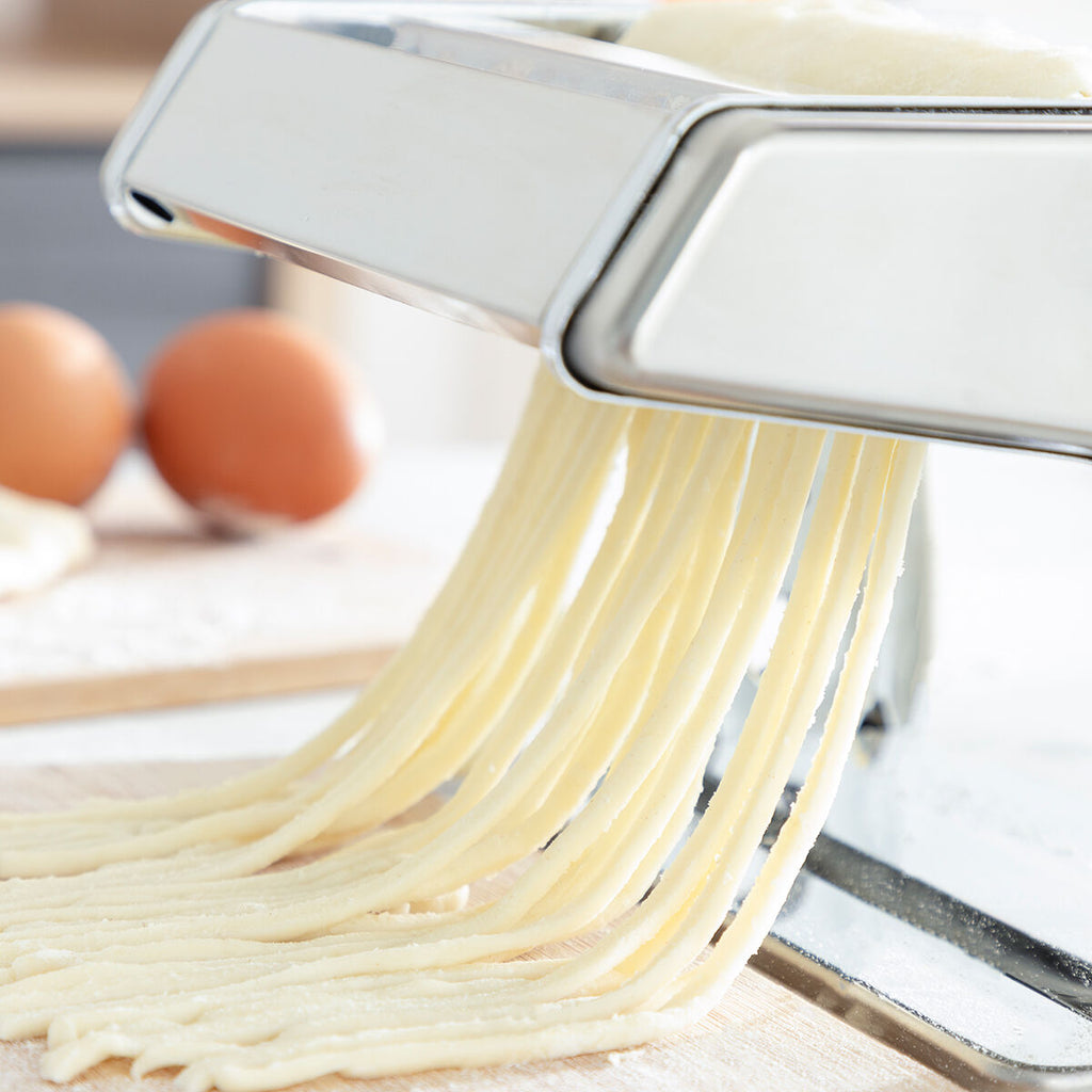 Nudelmaschine für frische Pasta mit Rezepten Frashta InnovaGoods Silber