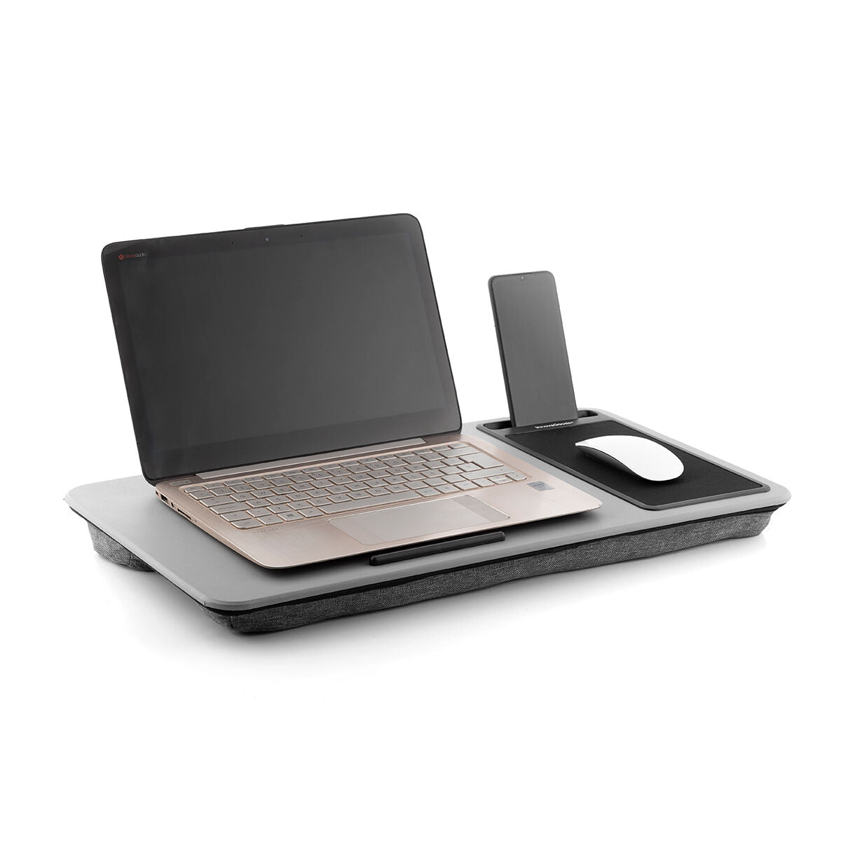 Tragbarer Laptop-Tisch mit XL-Kissen Deskion InnovaGoods