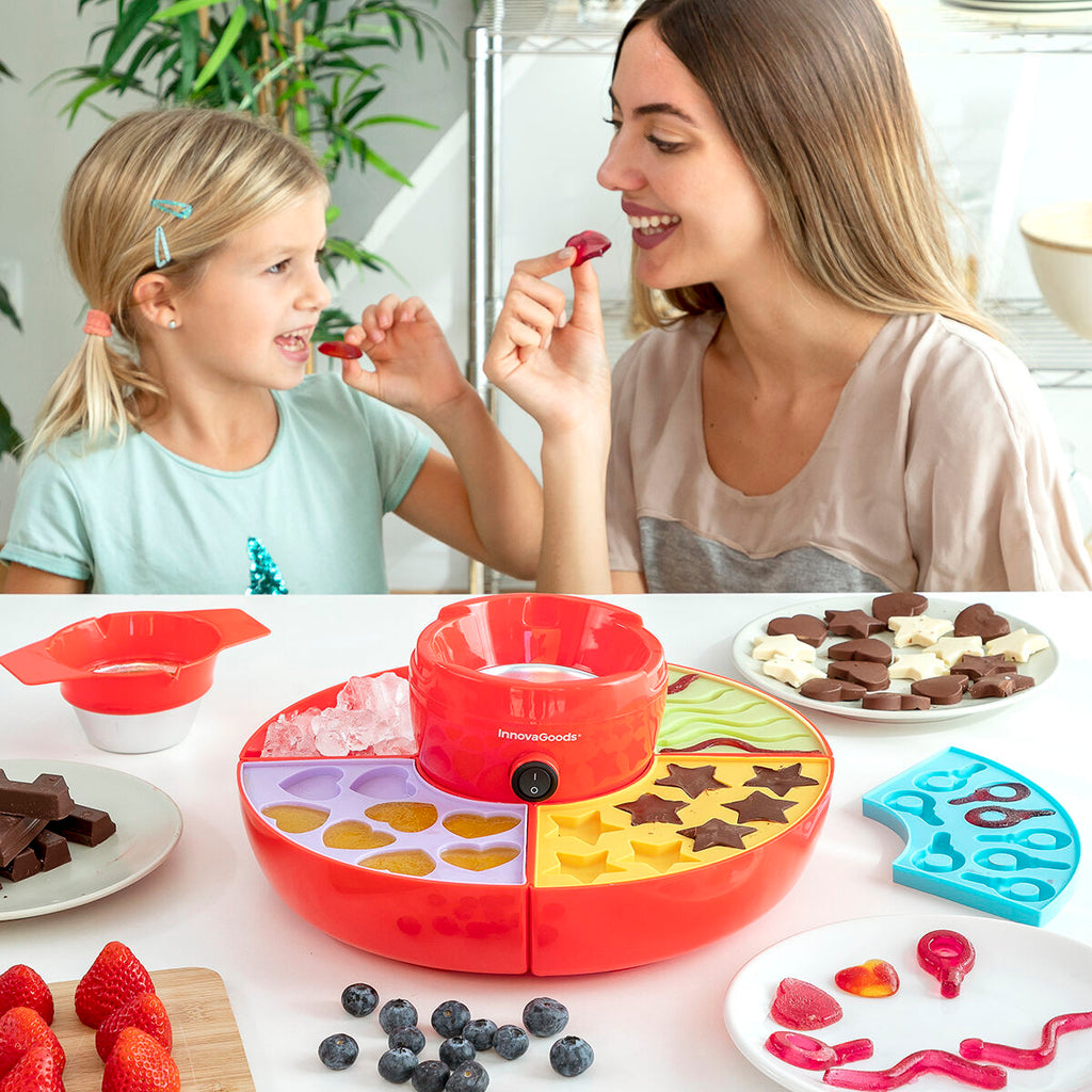 2-in-1 Gummibärchen- & Schokoladenfondue-Maschine Yupot InnovaGoods 40 W