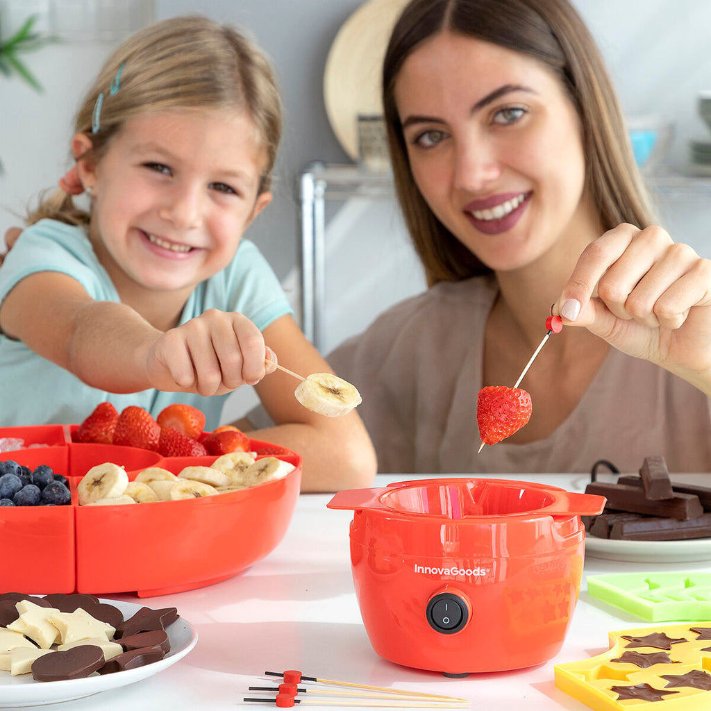 2-in-1 Gummibärchen- & Schokoladenfondue-Maschine Yupot InnovaGoods 40 W