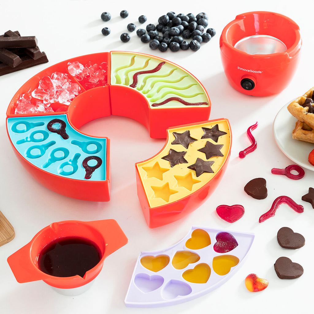 2-in-1 Gummibärchen- & Schokoladenfondue-Maschine Yupot InnovaGoods 40 W