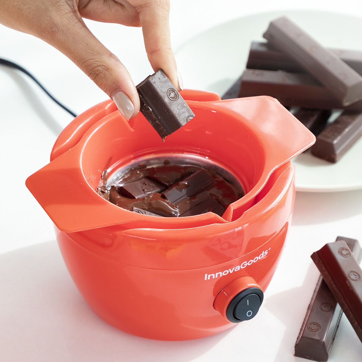 2-in-1 Gummibärchen- & Schokoladenfondue-Maschine Yupot InnovaGoods 40 W