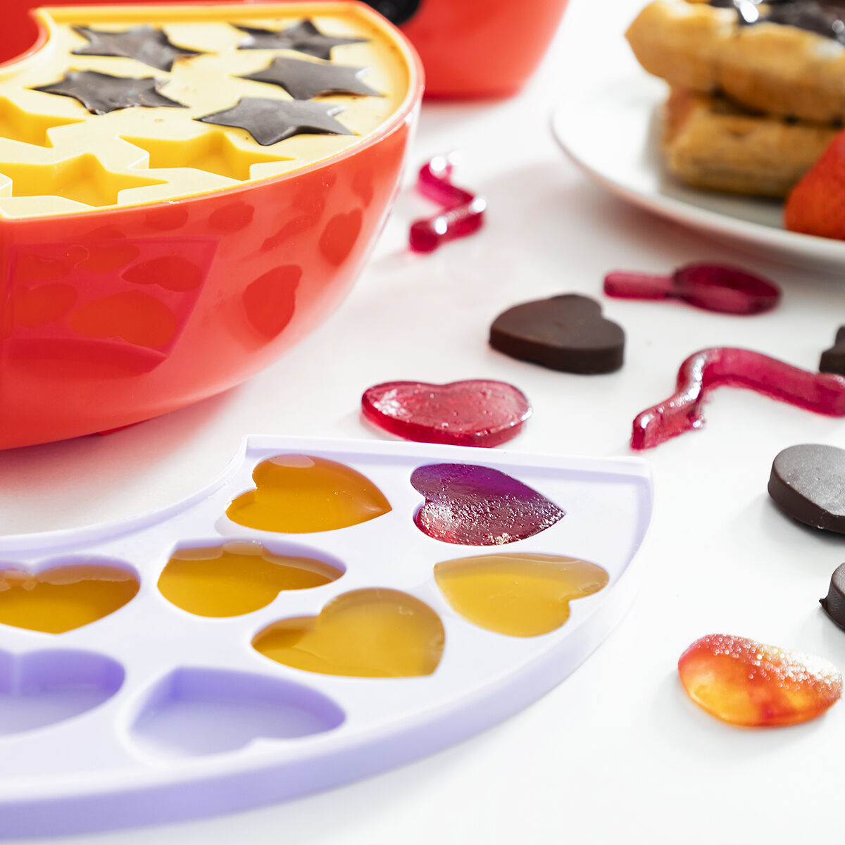 2-in-1 Gummibärchen- & Schokoladenfondue-Maschine Yupot InnovaGoods 40 W