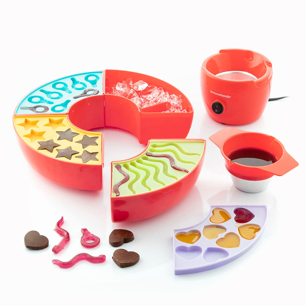 2-in-1 Gummibärchen- & Schokoladenfondue-Maschine Yupot InnovaGoods 40 W
