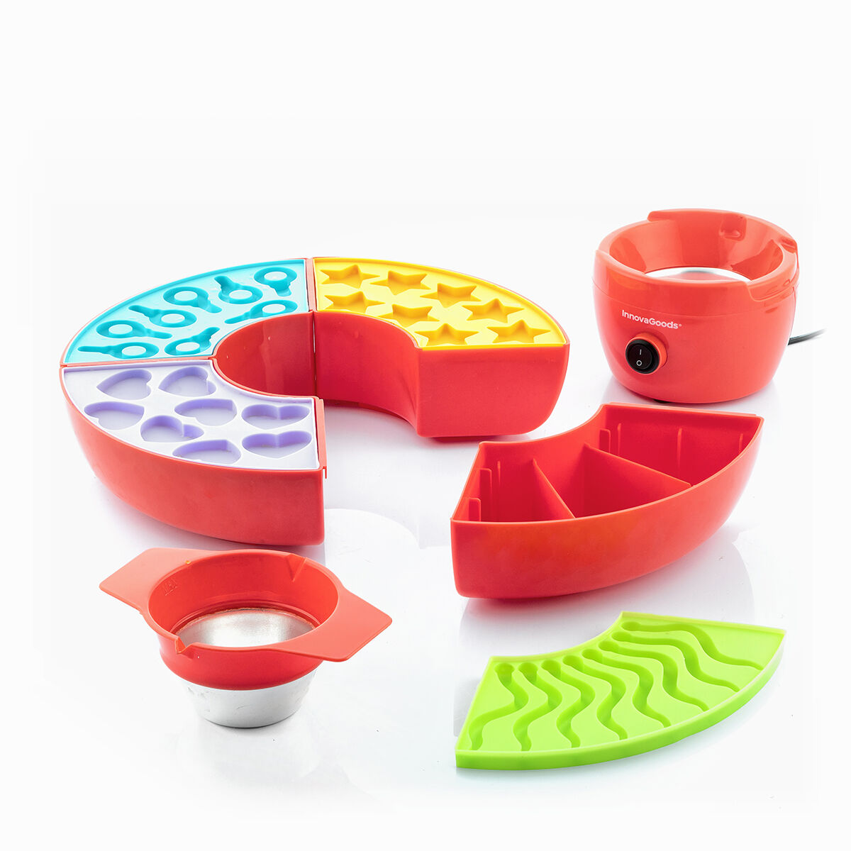 2-in-1 Gummibärchen- & Schokoladenfondue-Maschine Yupot InnovaGoods 40 W