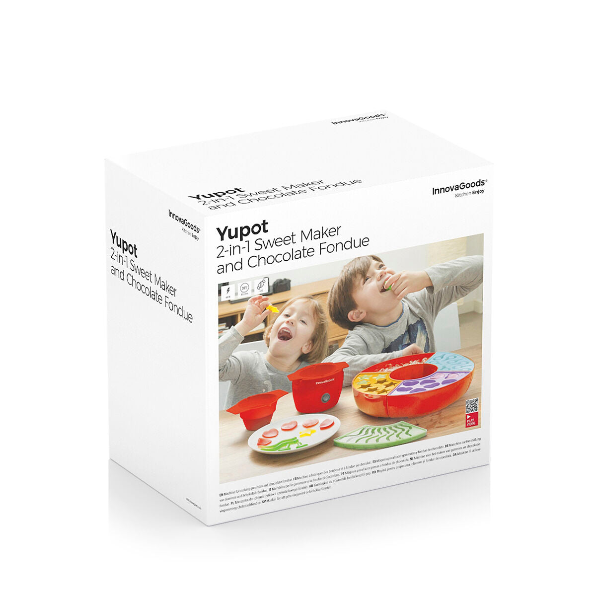 2-in-1 Gummibärchen- & Schokoladenfondue-Maschine Yupot InnovaGoods 40 W