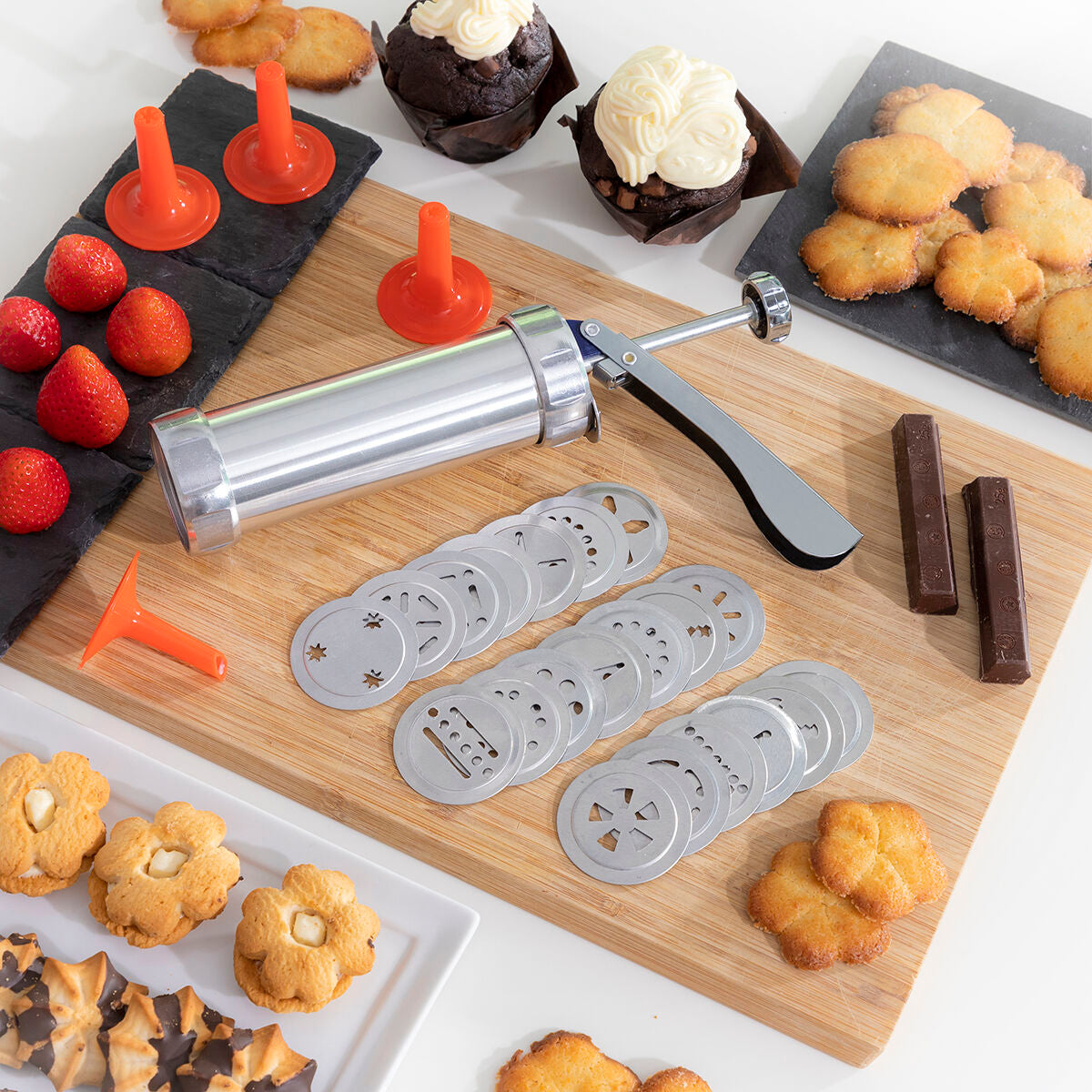 2-in-1 Keksformer und Spritzbeutel Prekies InnovaGoods