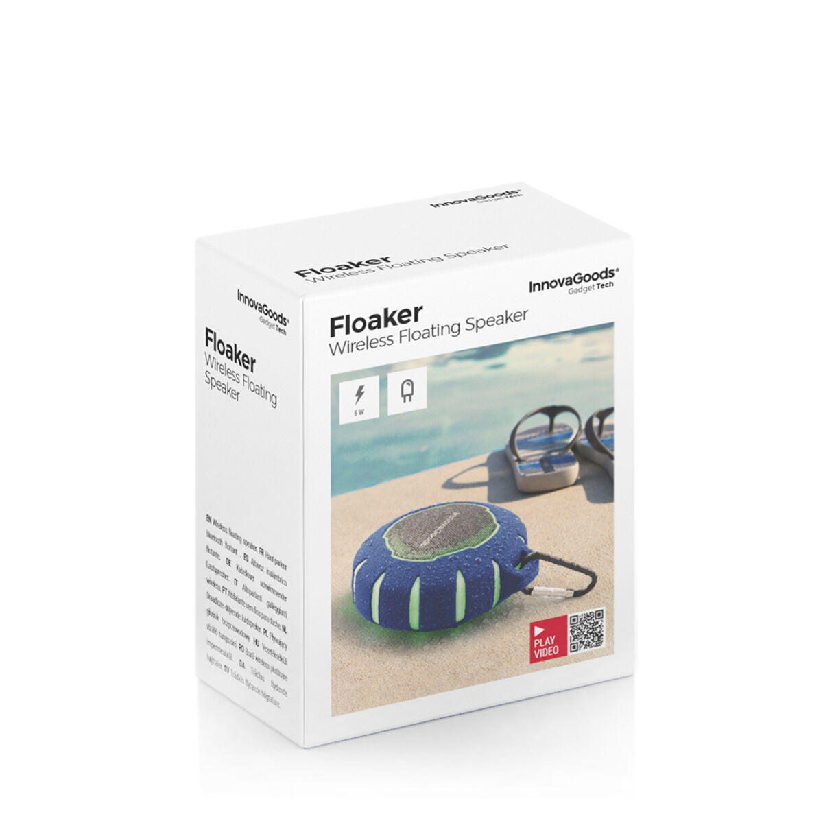 Schwimmender Kabelloser LED-Lautsprecher Floaker InnovaGoods