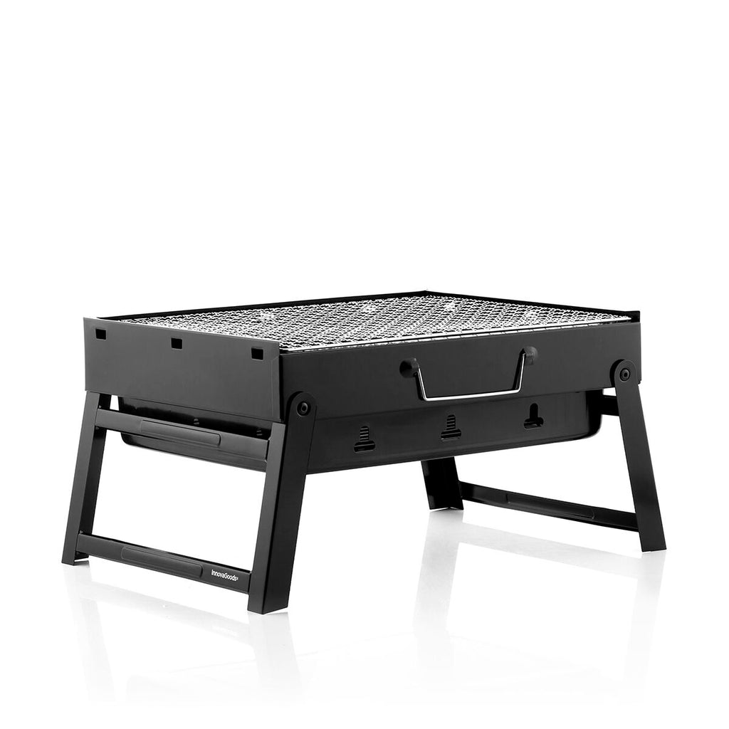 InnovaGoods BearBQ Klappbarer Holzkohlegrill für 2 Personen