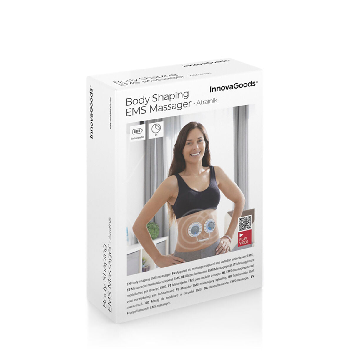 InnovaGoods Atrainik EMS-Massagegerät – 6 Programme, 10 Intensitätsstufen