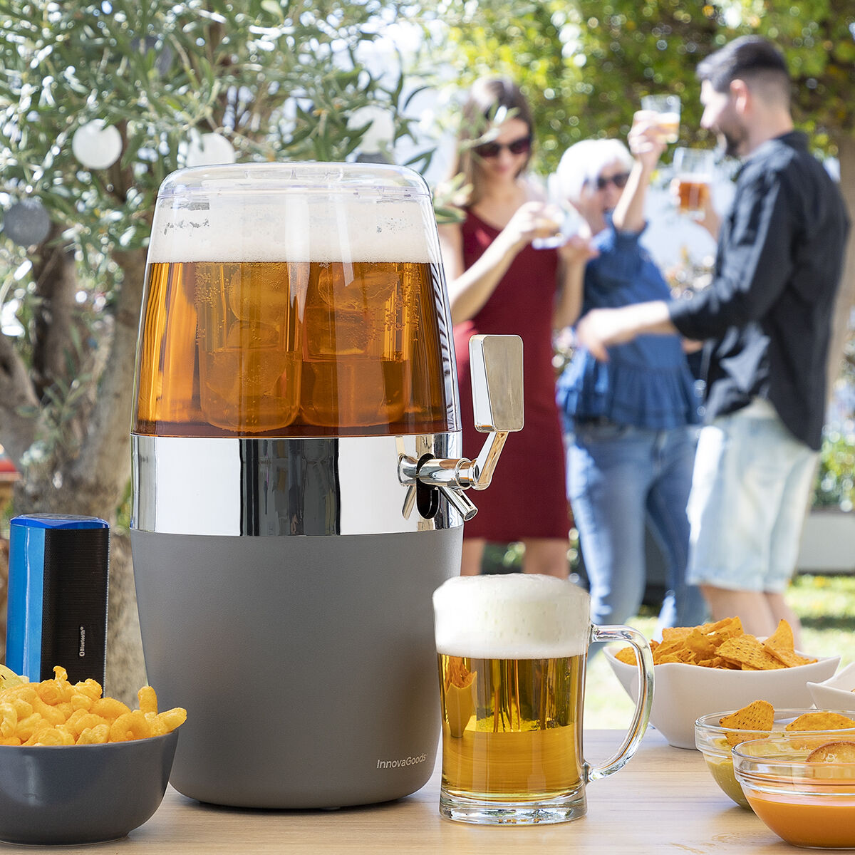 InnovaGoods Freer Getränkespender mit Kühlbehältern – 4 L