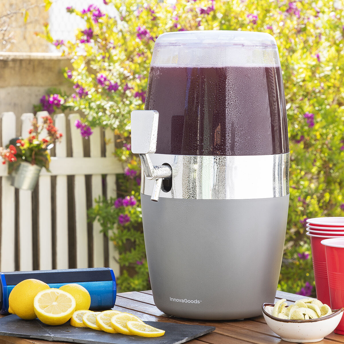 InnovaGoods Freer Getränkespender mit Kühlbehältern – 4 L
