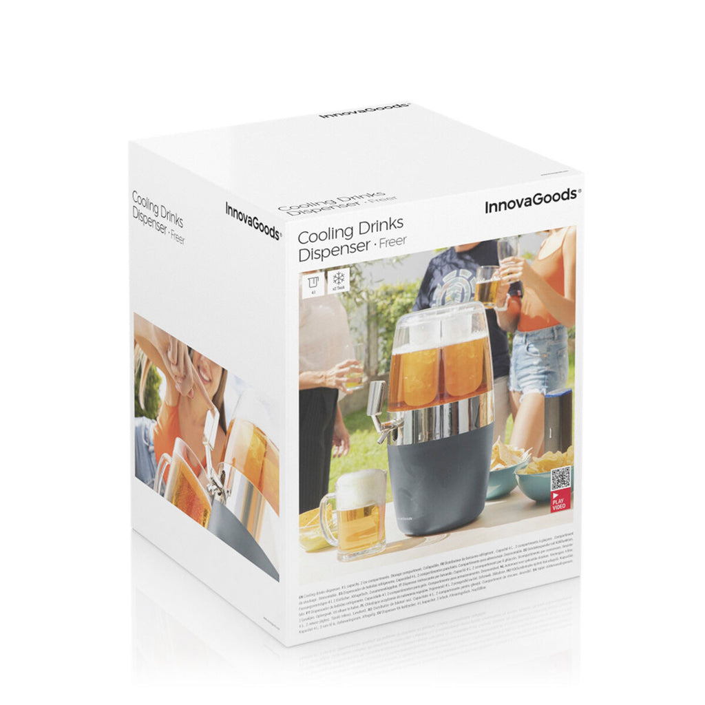 InnovaGoods Freer Getränkespender mit Kühlbehältern – 4 L