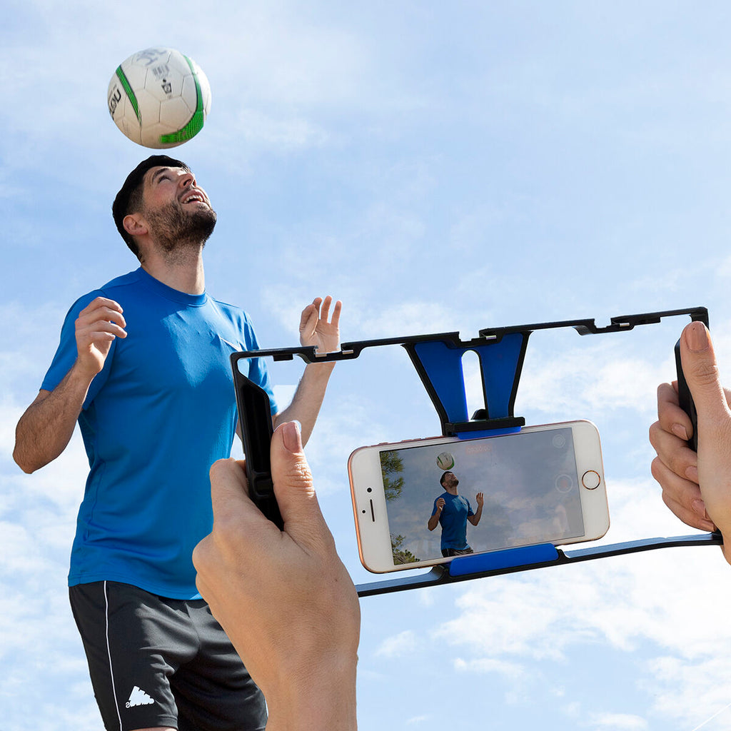 InnovaGoods Stafect Smartphone-Halterung mit zwei Griffen und Stativbefestigung