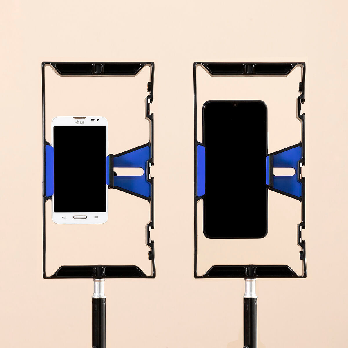 InnovaGoods Stafect Smartphone-Halterung mit zwei Griffen und Stativbefestigung
