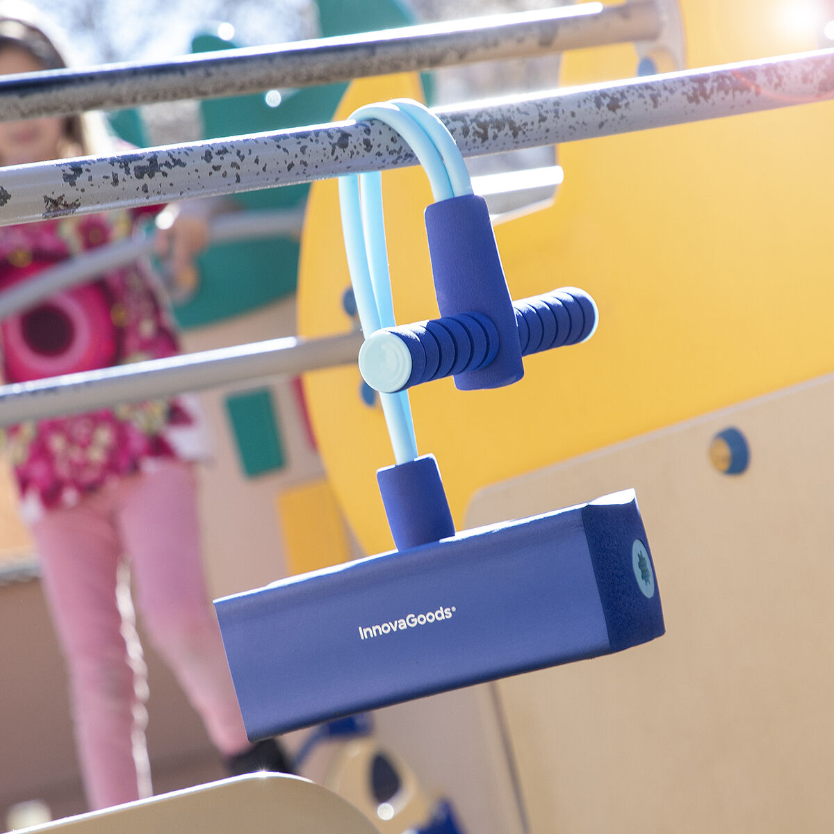 InnovaGoods Funp Pogo-Hüpfspielzeug mit Sound – Blau