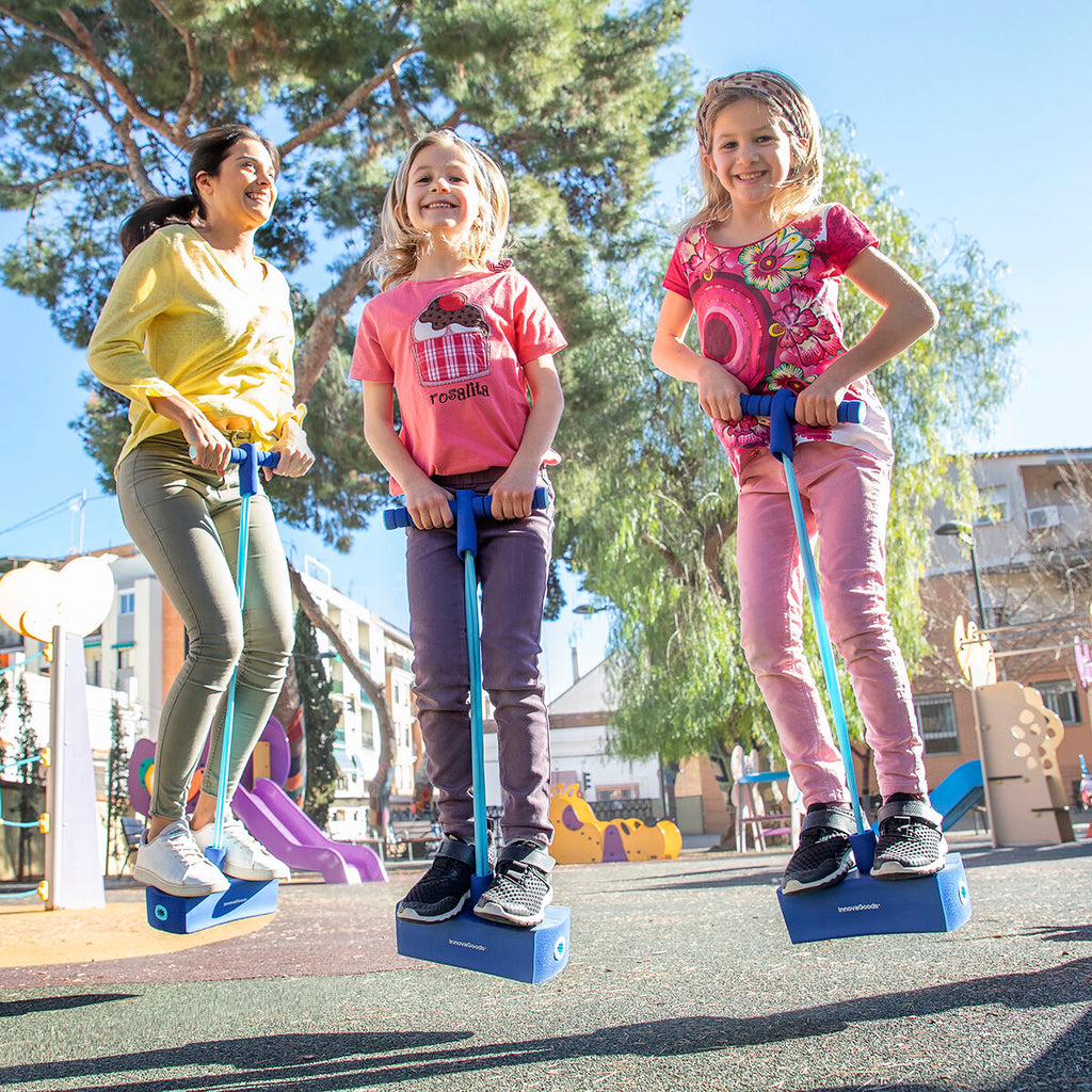 InnovaGoods Funp Pogo-Hüpfspielzeug mit Sound – Blau