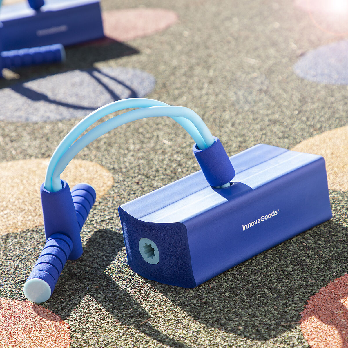 InnovaGoods Funp Pogo-Hüpfspielzeug mit Sound – Blau