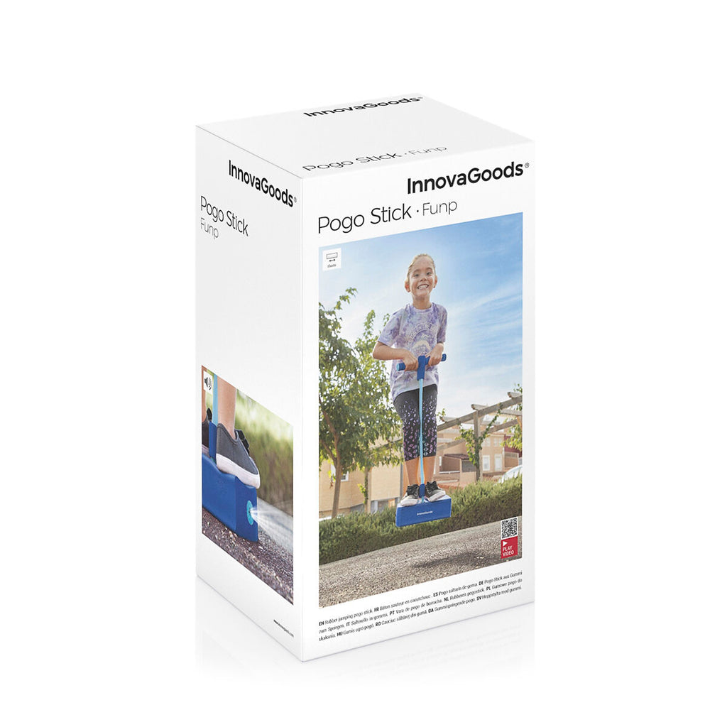 InnovaGoods Funp Pogo-Hüpfspielzeug mit Sound – Blau