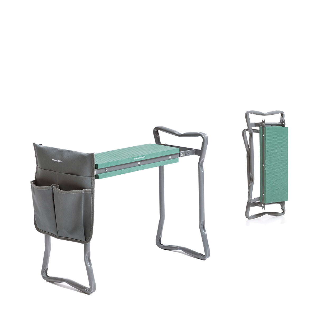 3-in-1 Klappbarer Gartenhocker mit Werkzeugtasche Situl InnovaGoods