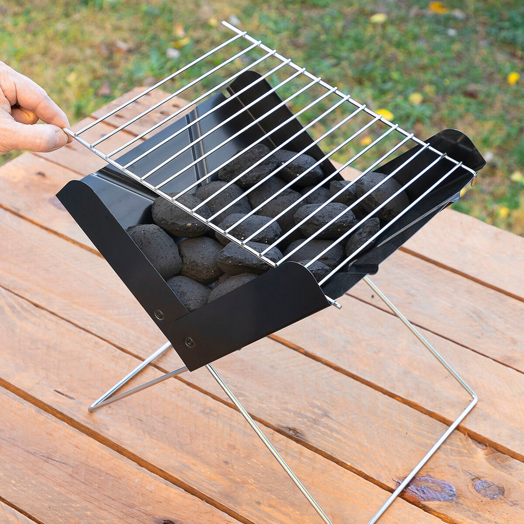 Mini-Klapptisch-Holzkohlegrill Foldecue InnovaGoods