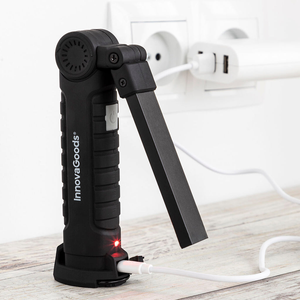 5-in-1 Wiederaufladbare Magnetische LED-Taschenlampe Litooler InnovaGoods