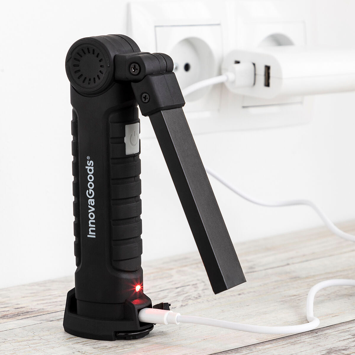 5-in-1 Wiederaufladbare Magnetische LED-Taschenlampe Litooler InnovaGoods