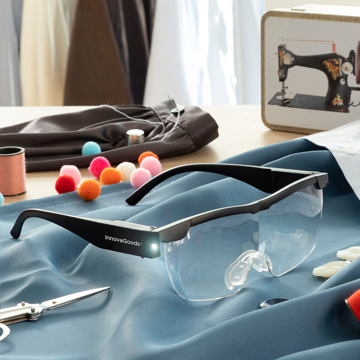 Vergrößerungsbrille mit LED Glassoint InnovaGoods