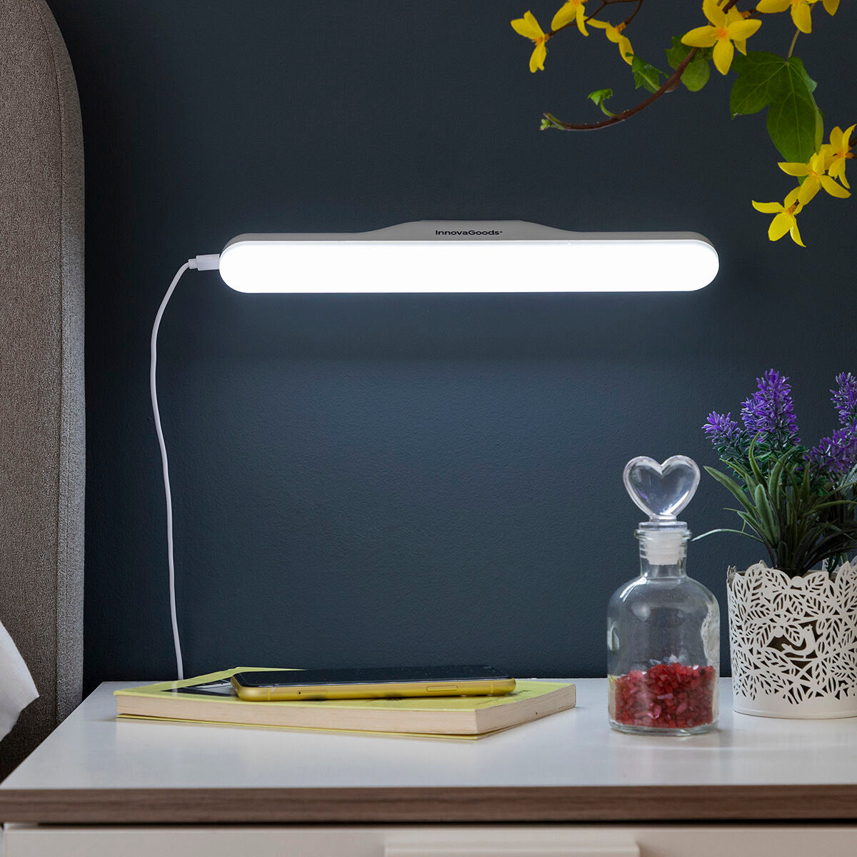 2-in-1 Wiederaufladbare Magnetische LED-Lampe Lamal InnovaGoods
