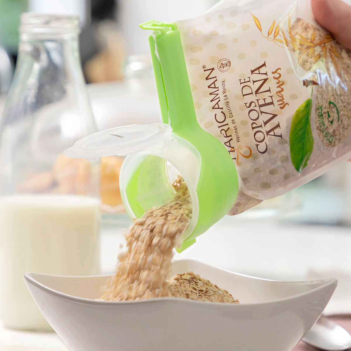 Beutelclips mit Ausgießer Distwis InnovaGoods 4er-Set