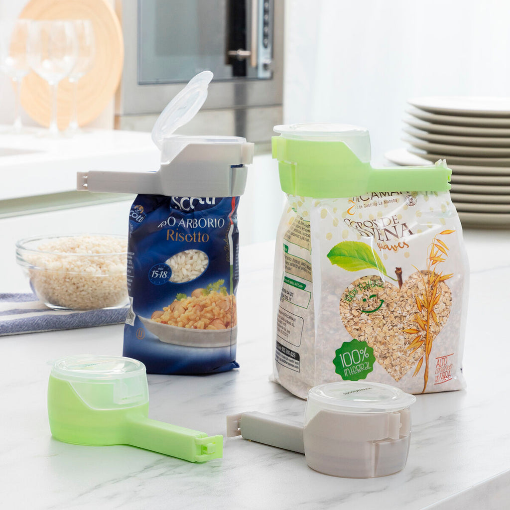 Beutelclips mit Ausgießer Distwis InnovaGoods 4er-Set