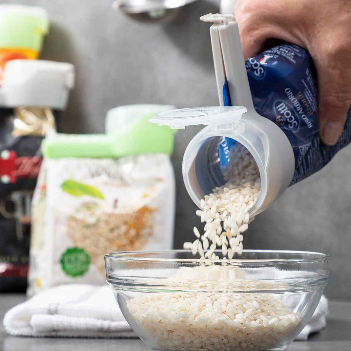 Beutelclips mit Ausgießer Distwis InnovaGoods 4er-Set