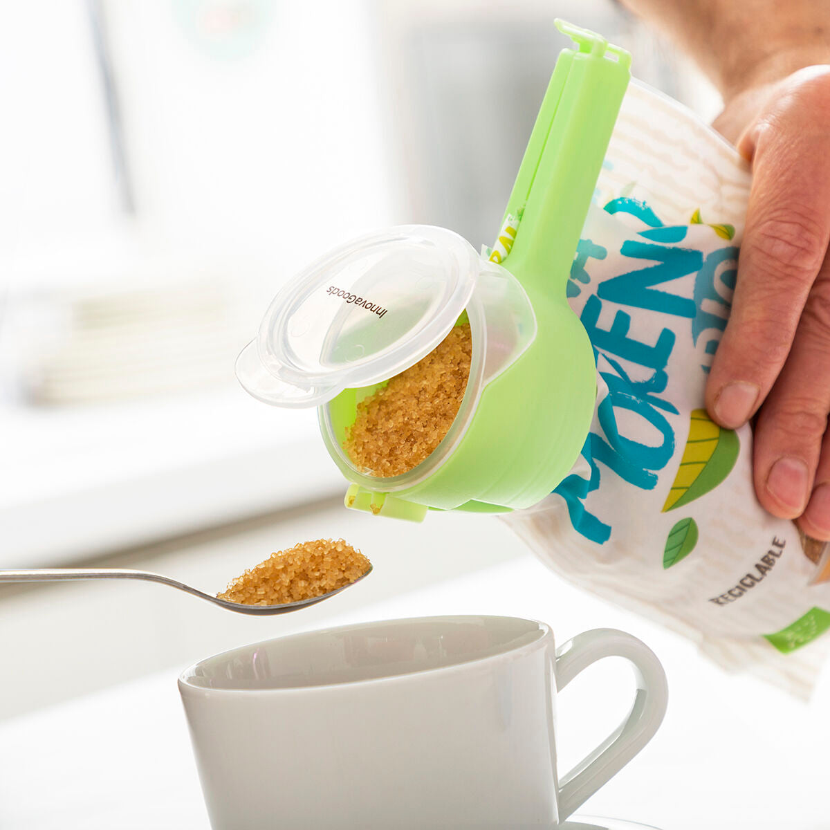 Beutelclips mit Ausgießer Distwis InnovaGoods 4er-Set