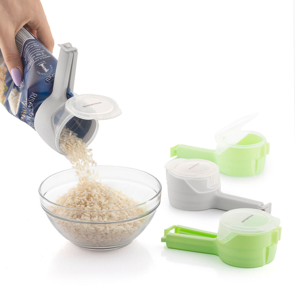 Beutelclips mit Ausgießer Distwis InnovaGoods 4er-Set