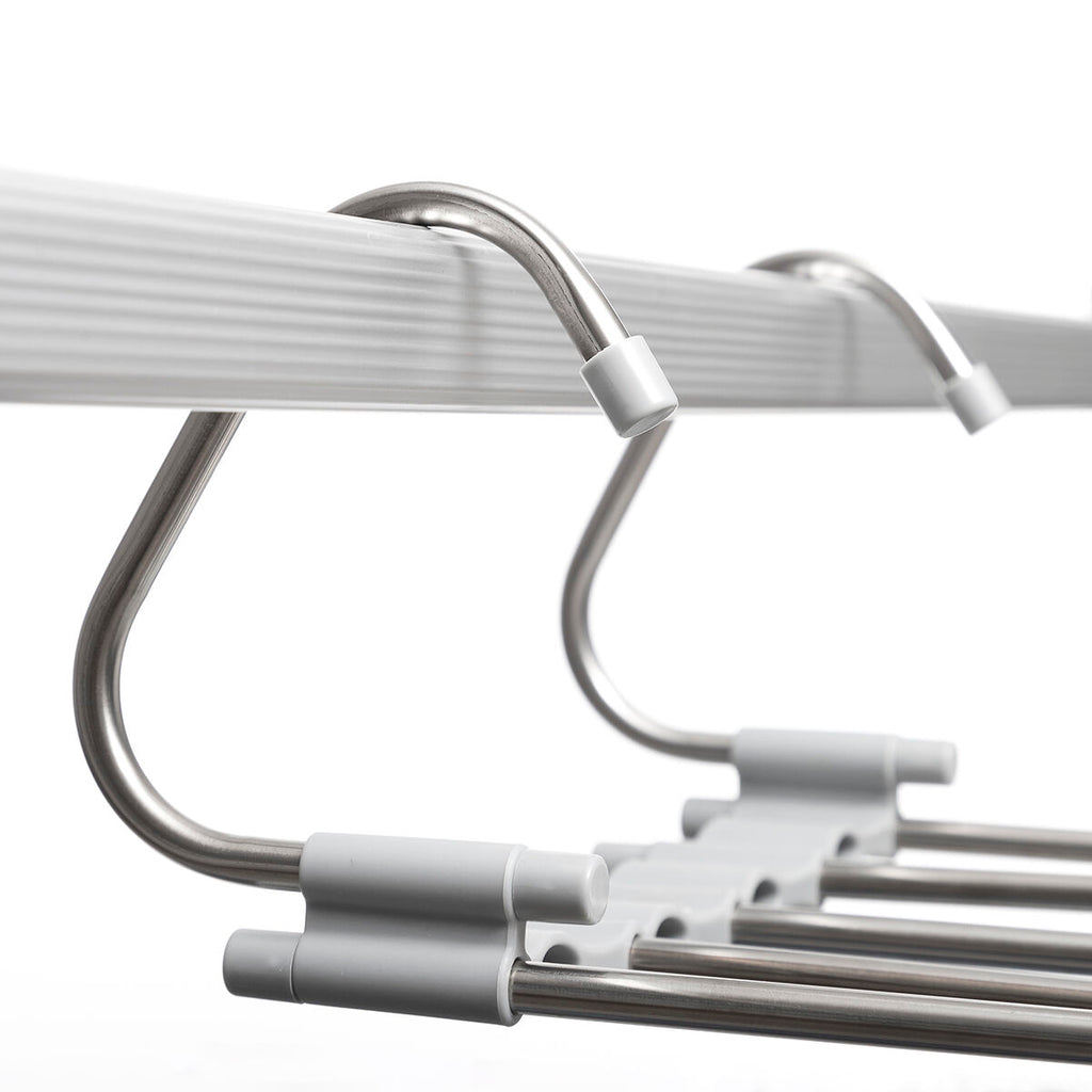 InnovaGoods Havser 5-in-1-Hosenbügel mit beweglichen Stangen