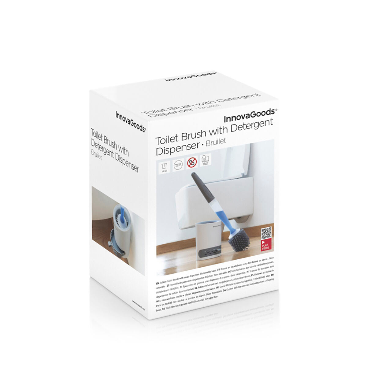 WC-Bürste mit Reinigungsmittelspender Bruilet InnovaGoods