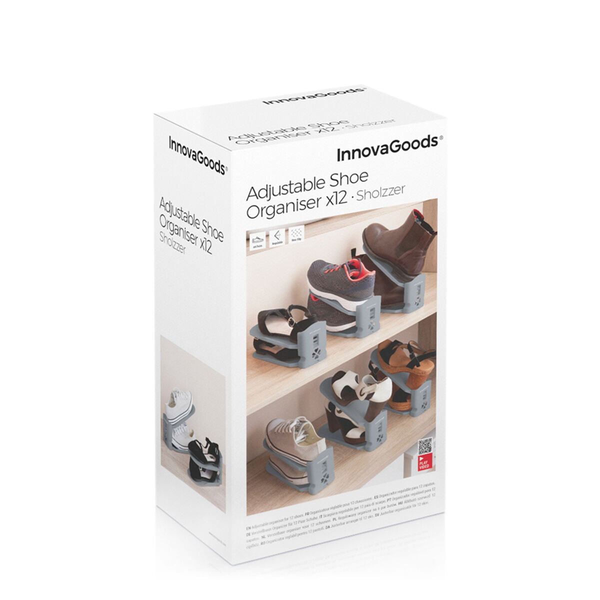 Verstellbarer Schuhorganizer Sholzzer InnovaGoods 6er-Set