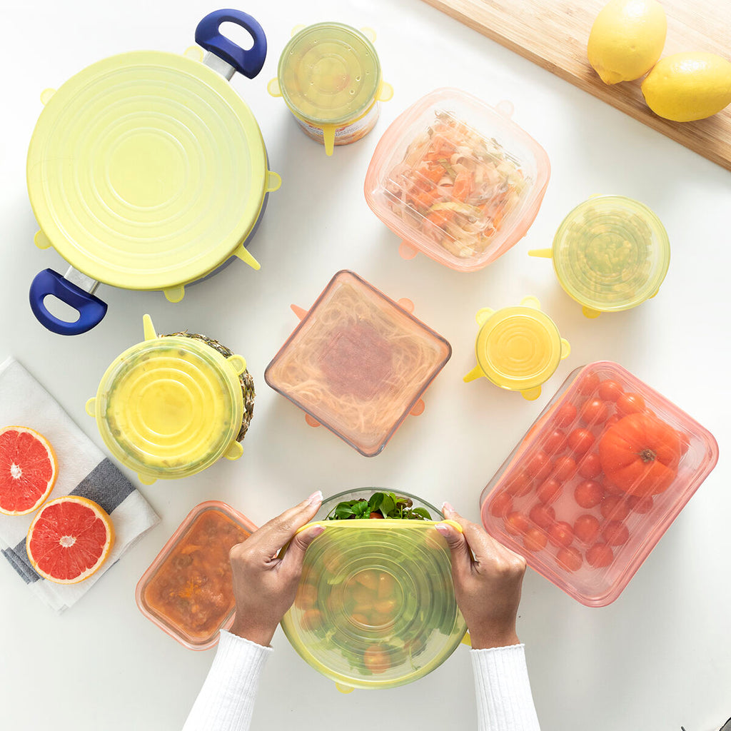 10er-Set Wiederverwendbare Verstellbare Küchendeckel Lilyd InnovaGoods