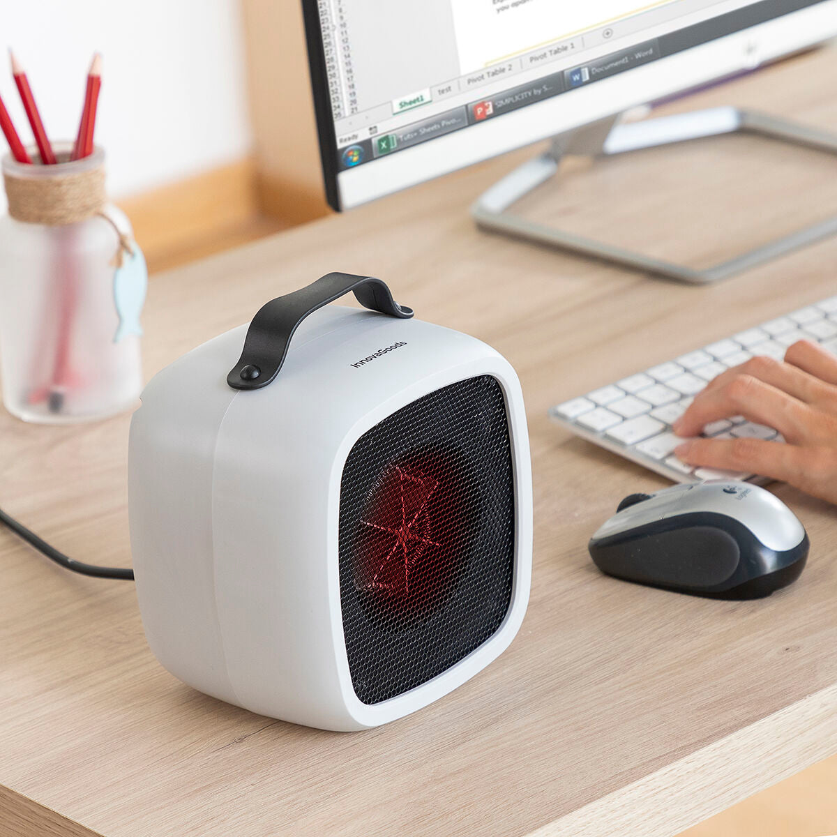 Tragbarer Mini-Elektroheizer Bliwarm InnovaGoods